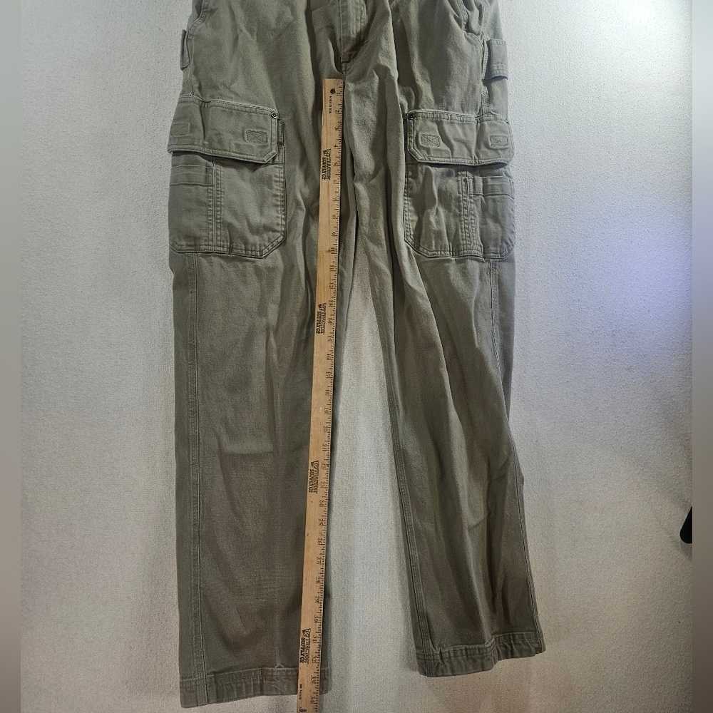 Duluth Trading Flex Fire Hose Cargo Pants Mens 34x36 Khaki - Picture 9 of 9